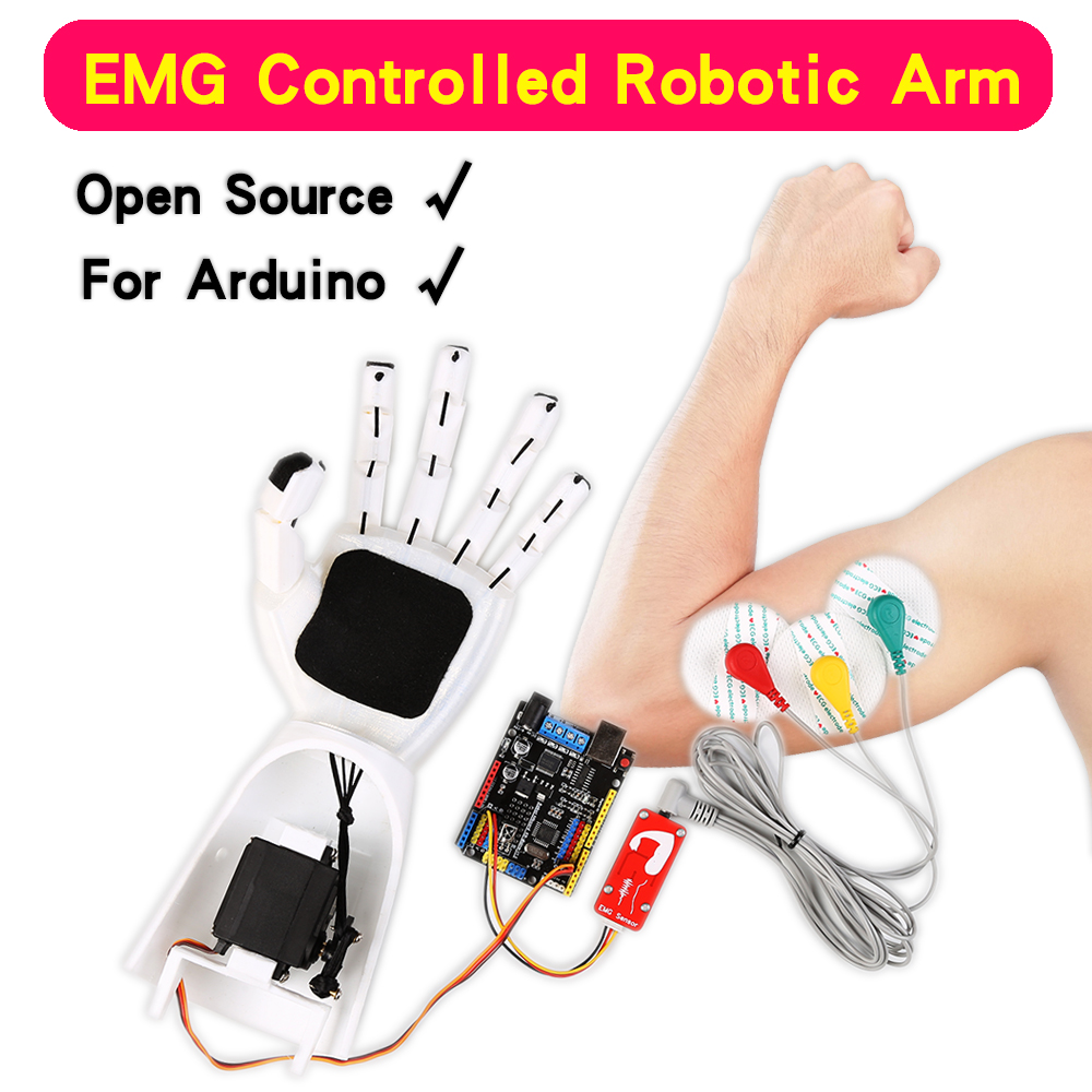 Science Robotics - Capteur EMG bras robotique capteur de