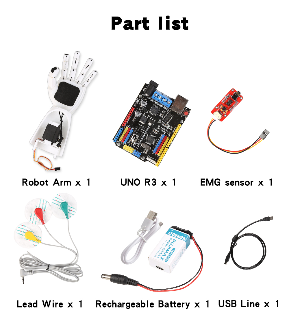 Capteur EMG bras robotique cap - Science Robotics avis et prix