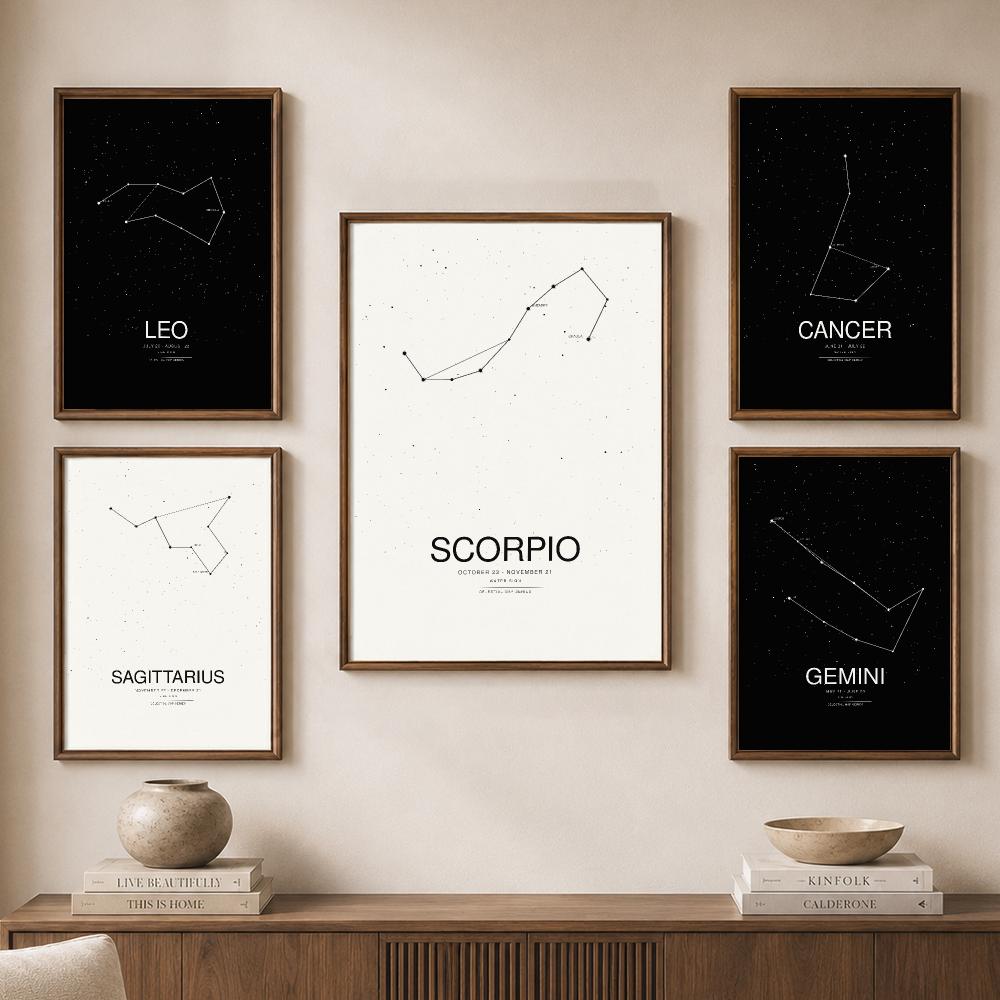 Affiche graphique minimaliste  - Star Map Poster avis et prix