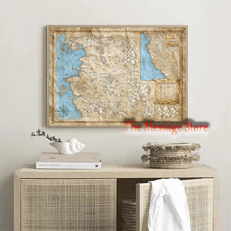 Carte du monde Witcher, locali - Star Map Poster avis et prix