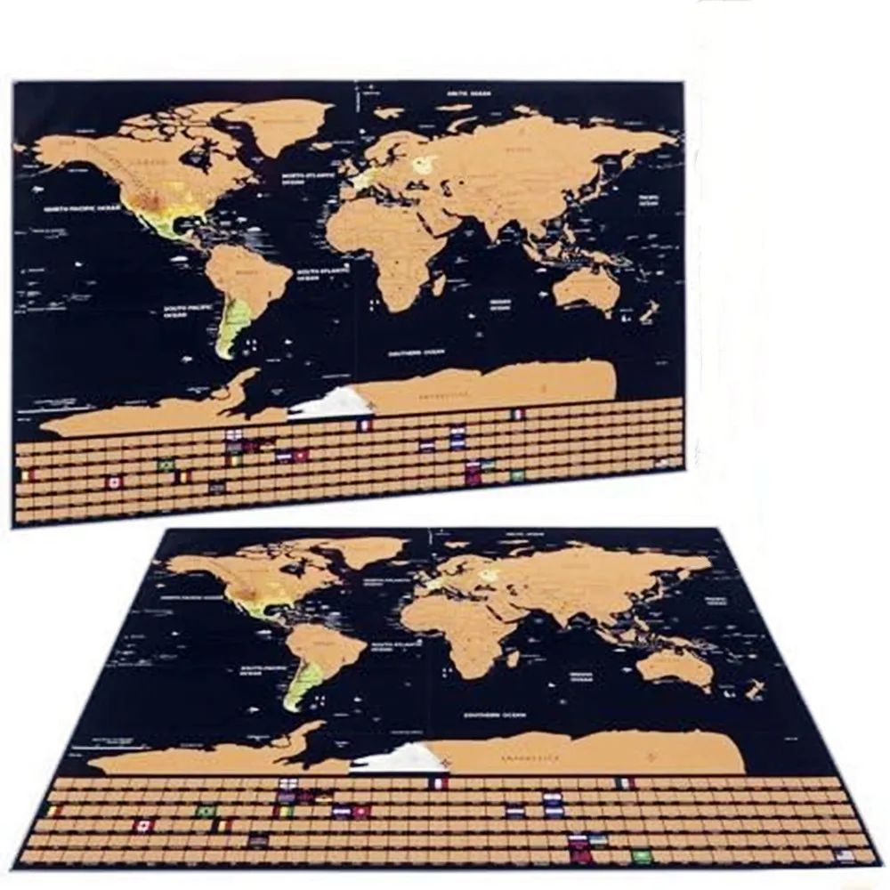Carte du monde à gratter de vo - Star Map Poster avis et prix
